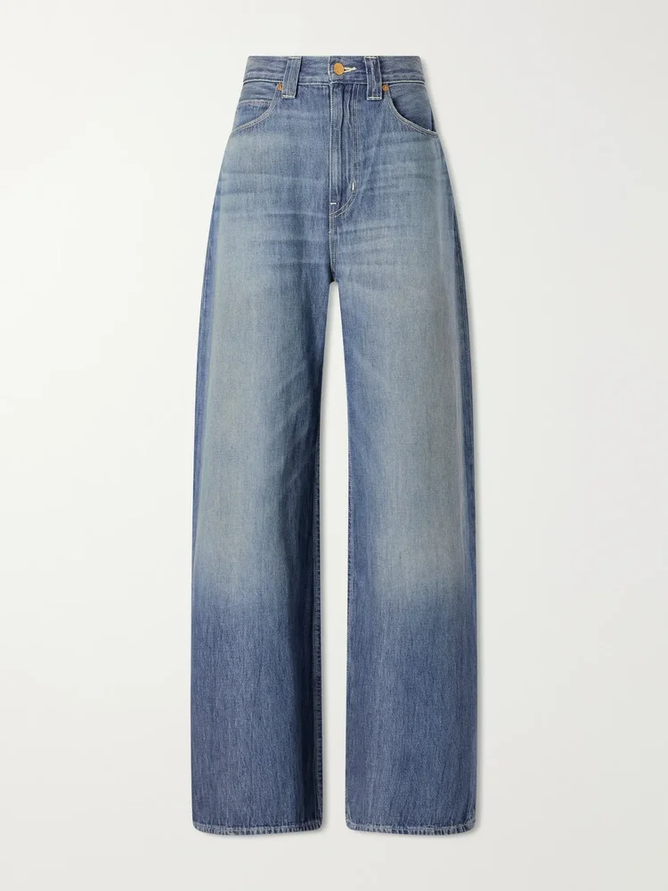 Baggy wide-leg jeans