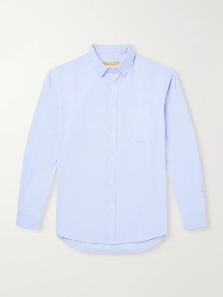 Cotton-Blend Oxford Shirt