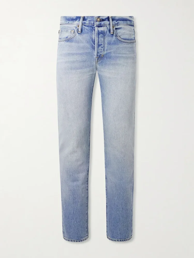 Straight-Leg Selvedge Jeans
