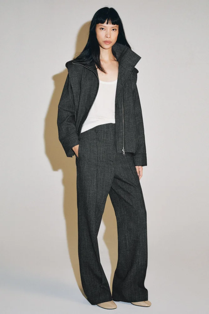 ZW COLLECTION HIGH-RISE WIDE-LEG PANTS
