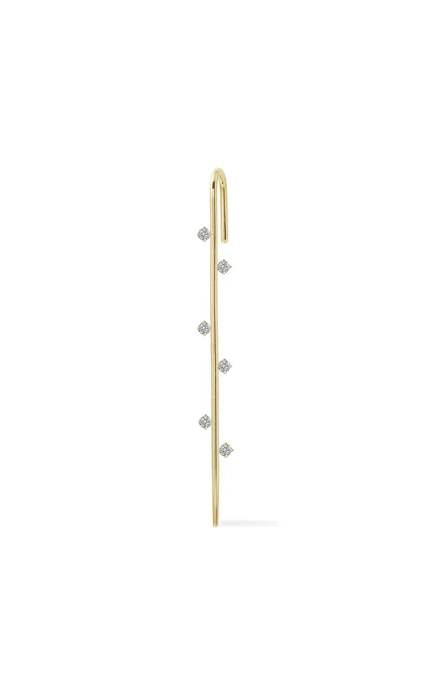 18k Yellow Gold Amoret Single Ear Pin
