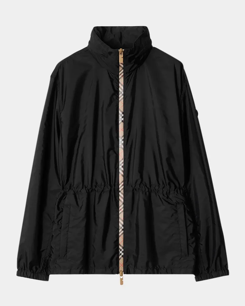 Blackpool Check-Trim Technical Zip Jacket