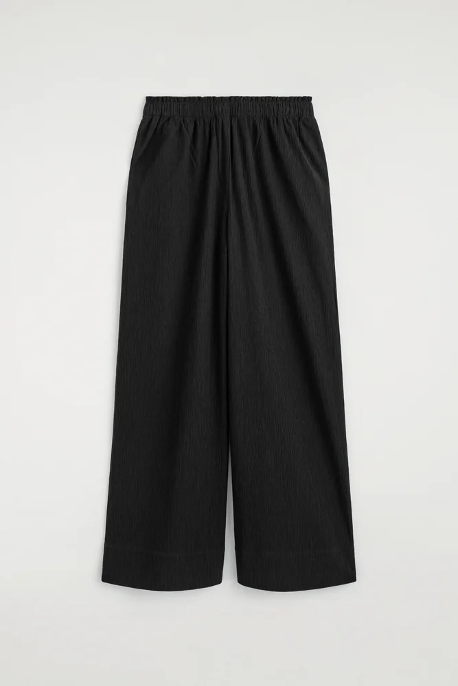 COS Crinkled-jersey Wide-leg Pants