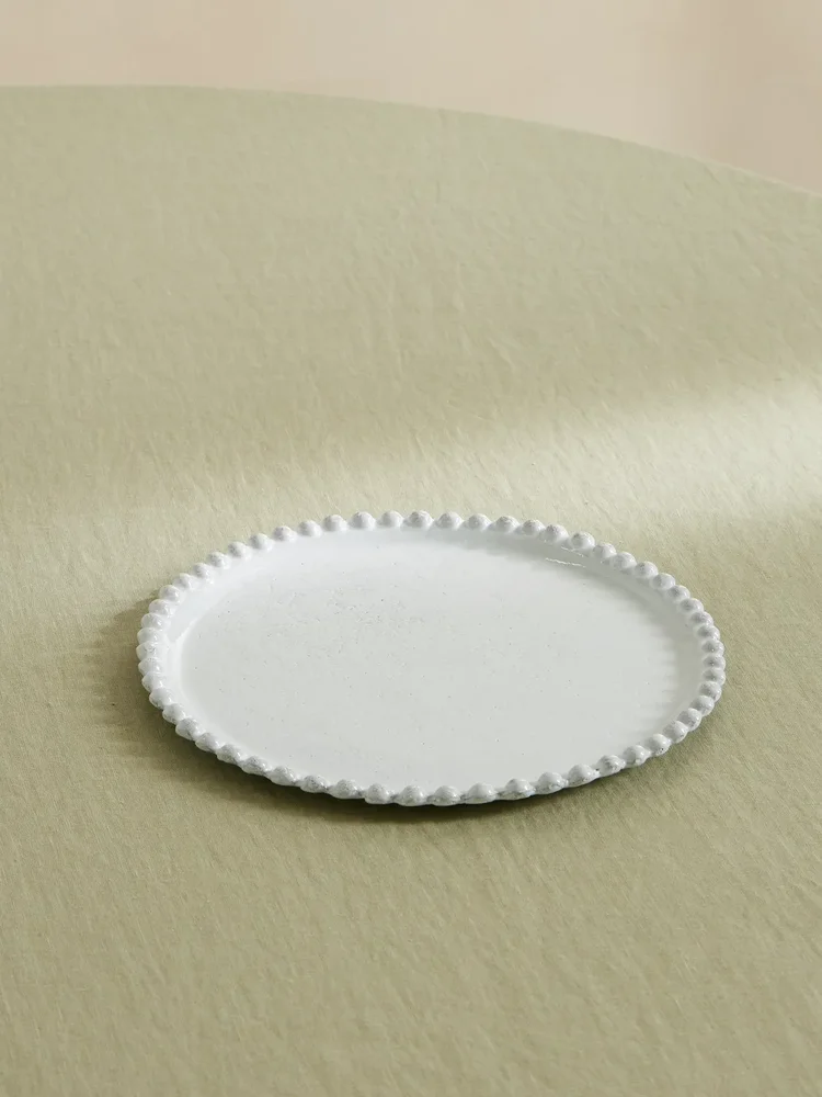 Adélaïde ceramic dessert plate