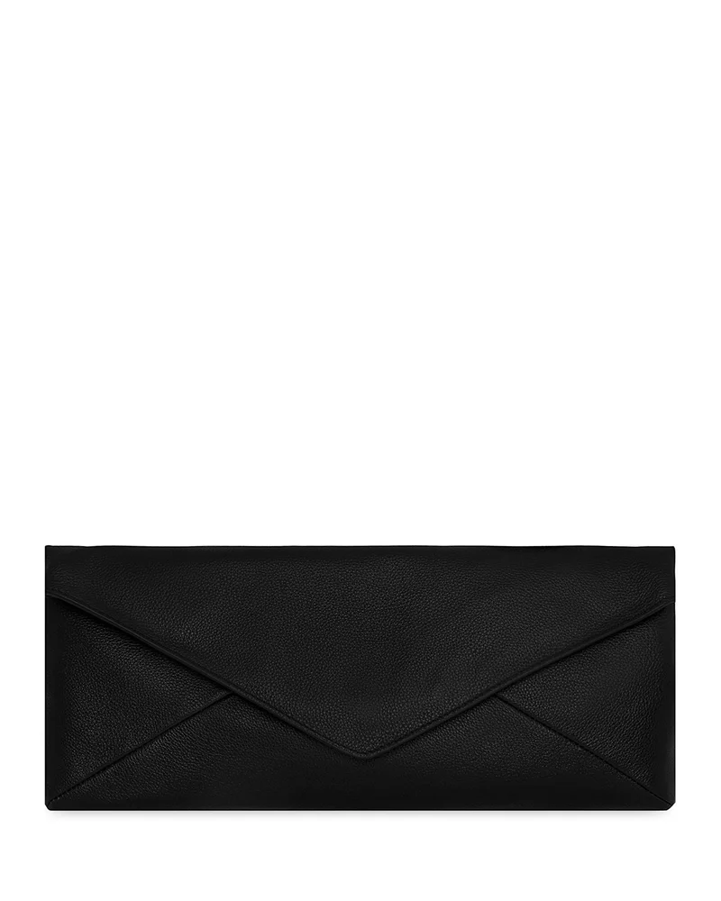 Leather Envelope Clutch