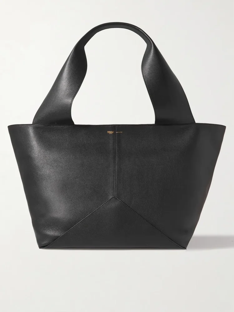 Market Weekend leather tote