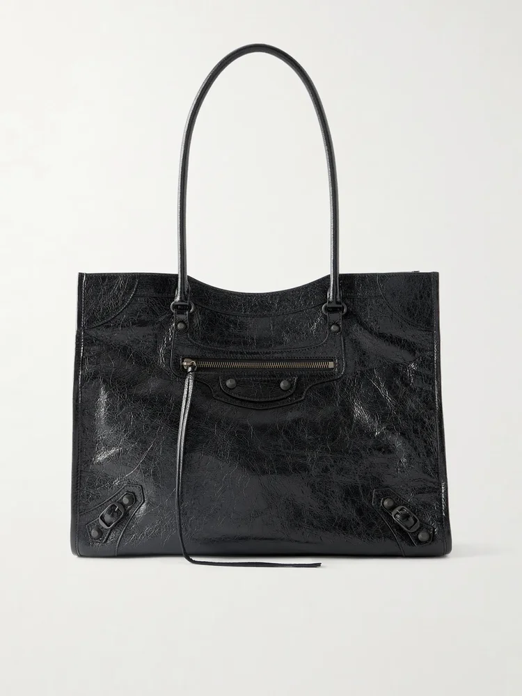 Le City medium leather tote