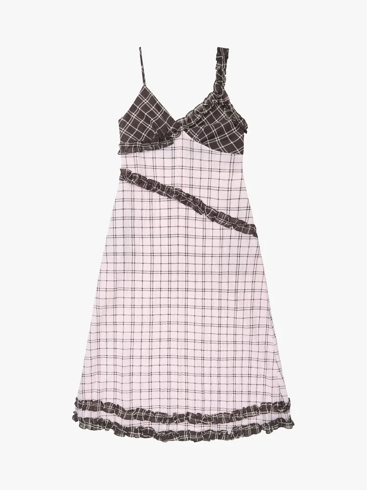 Lulu Dress - Plaid Mix