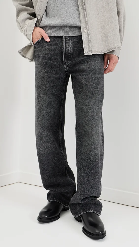 Afton Soft Curved Straight Leg Jeans 33"