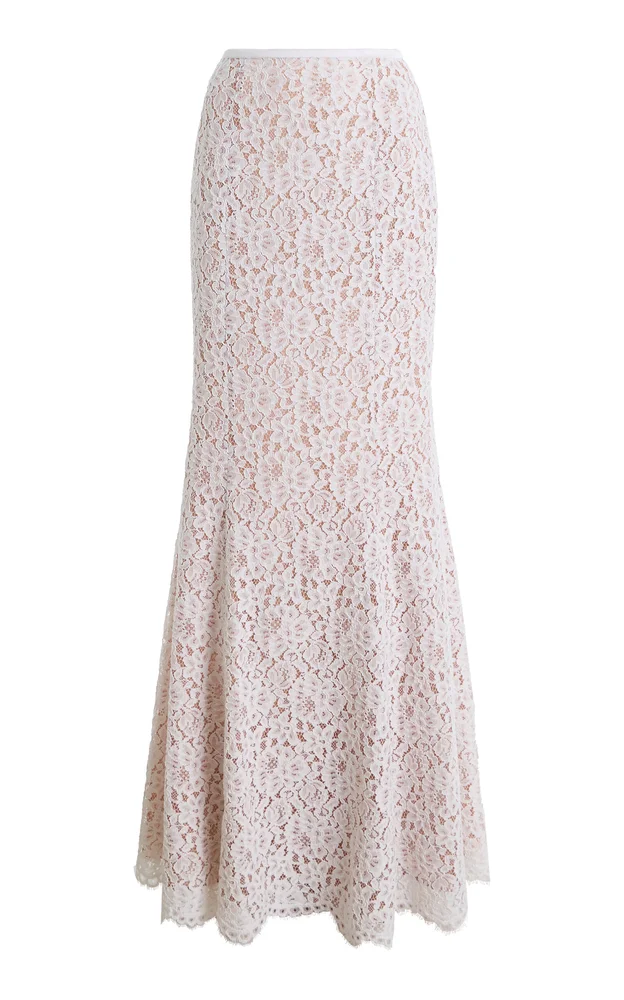 Fishtail Lace Maxi Skirt
