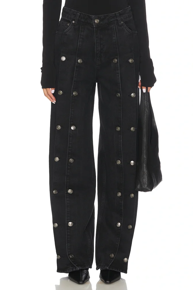 Dixie Button Wide Leg