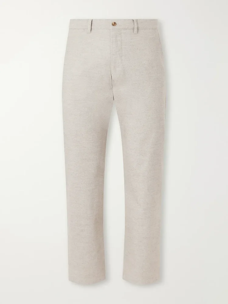 Aden 1067 Straight-Leg Recycled Grain de Poudre Trousers