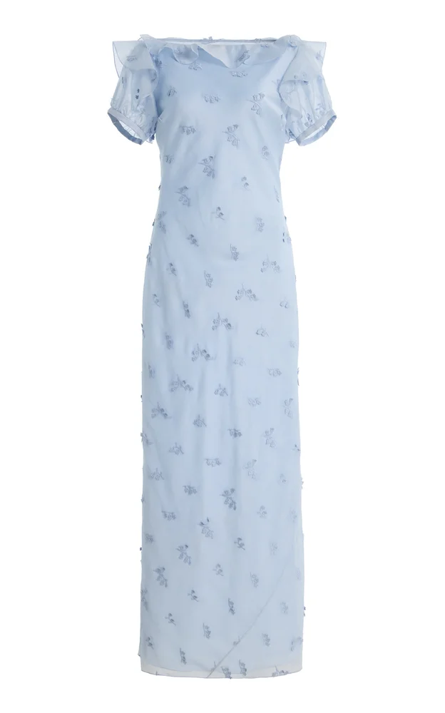 Lafont Embroidered Maxi Dress