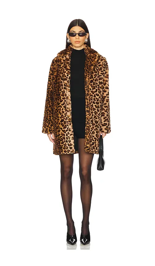 Raina Faux Fur Coat superdown