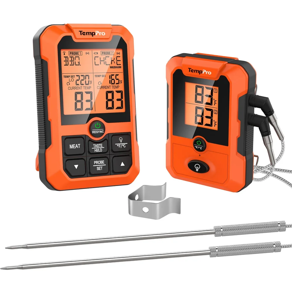 TP810W Wireless Meat Thermometer with Dual Probes