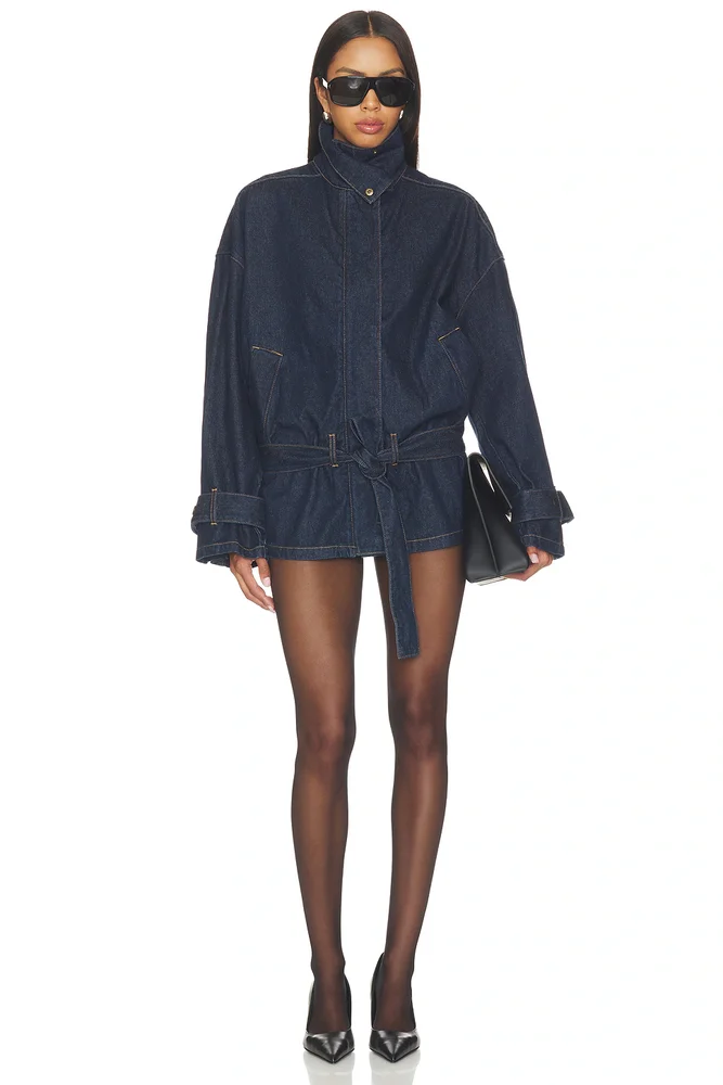 Rita Oversized Funnel Neck Jacket