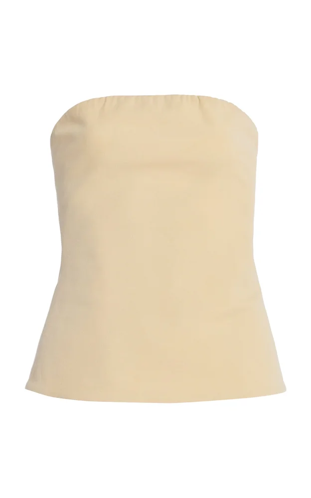 The Bustier Stretch-Cotton Top