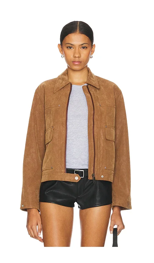 x We The Free Blair Faux Suede Jacket Free People