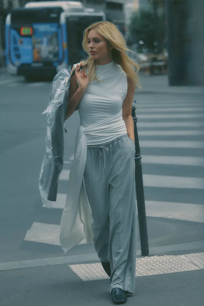 Landry Pleated Wide-Leg Trousers
