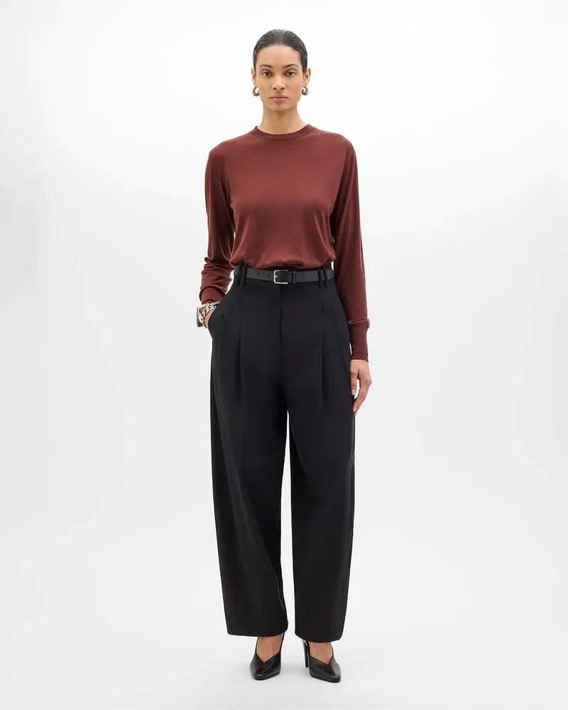 Cropped Tapered Trouser