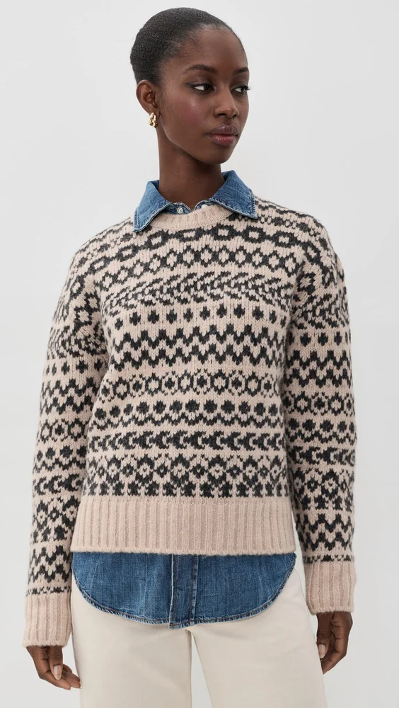 Apres Alpaca Midnight Bay Crew Sweater