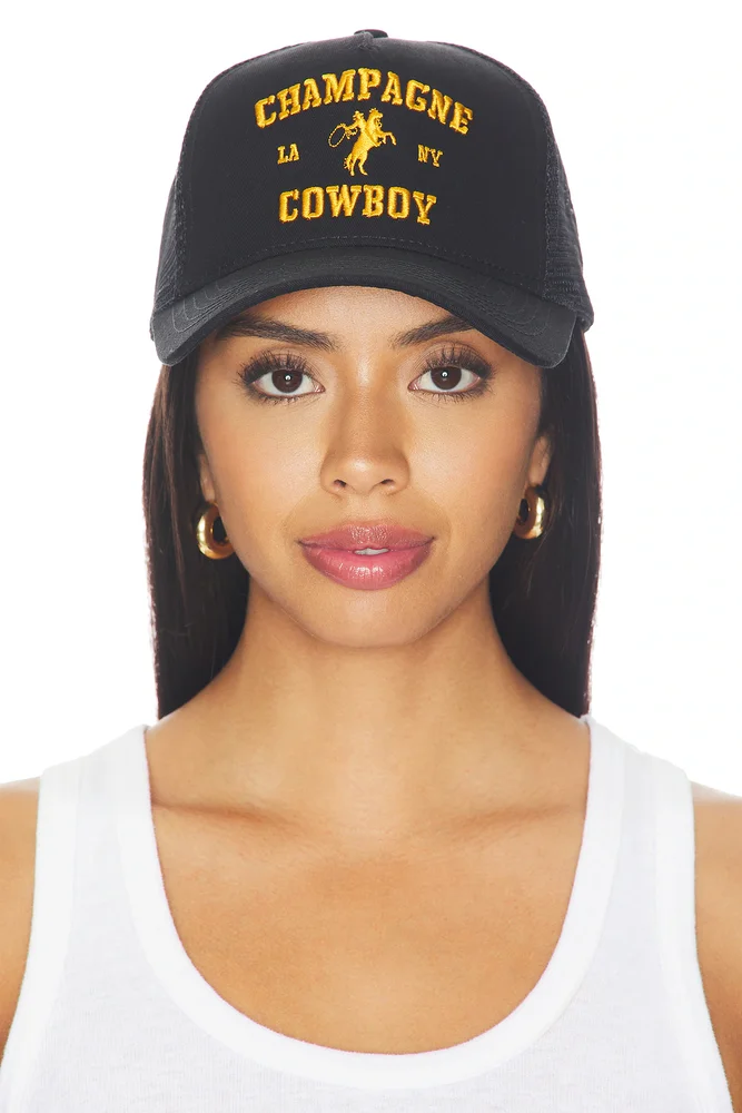 Champagne Cowboy Trucker Hat