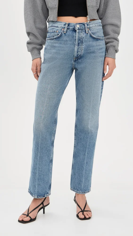 Lana High Rise Vintage Straight Jeans