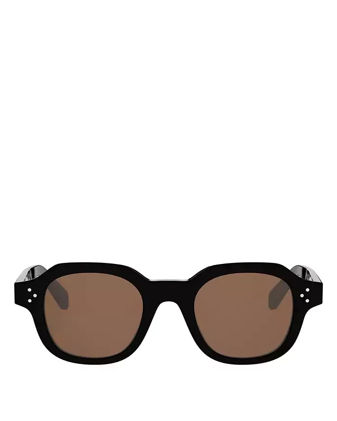 3 Dots HD Square Sunglasses, 48mm
