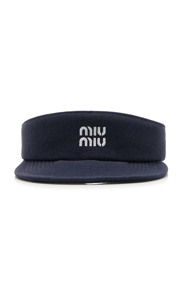 Washed Denim Visor