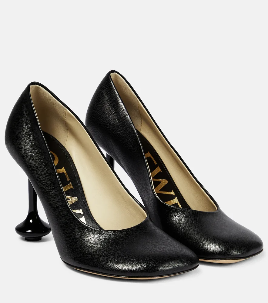 Toy leather pumps