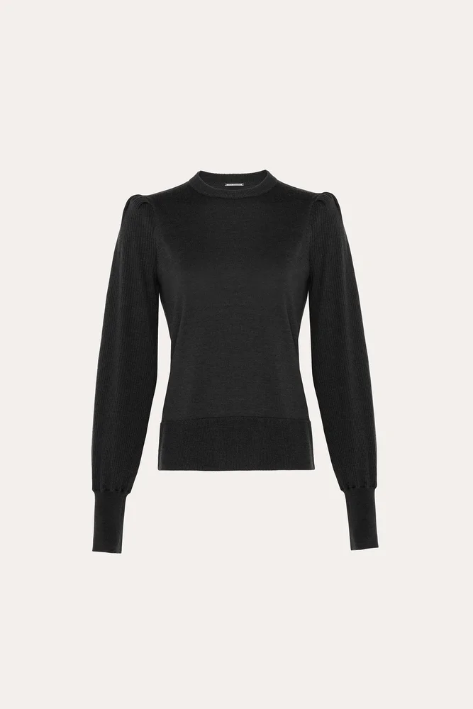 Wool Blouson Sweater