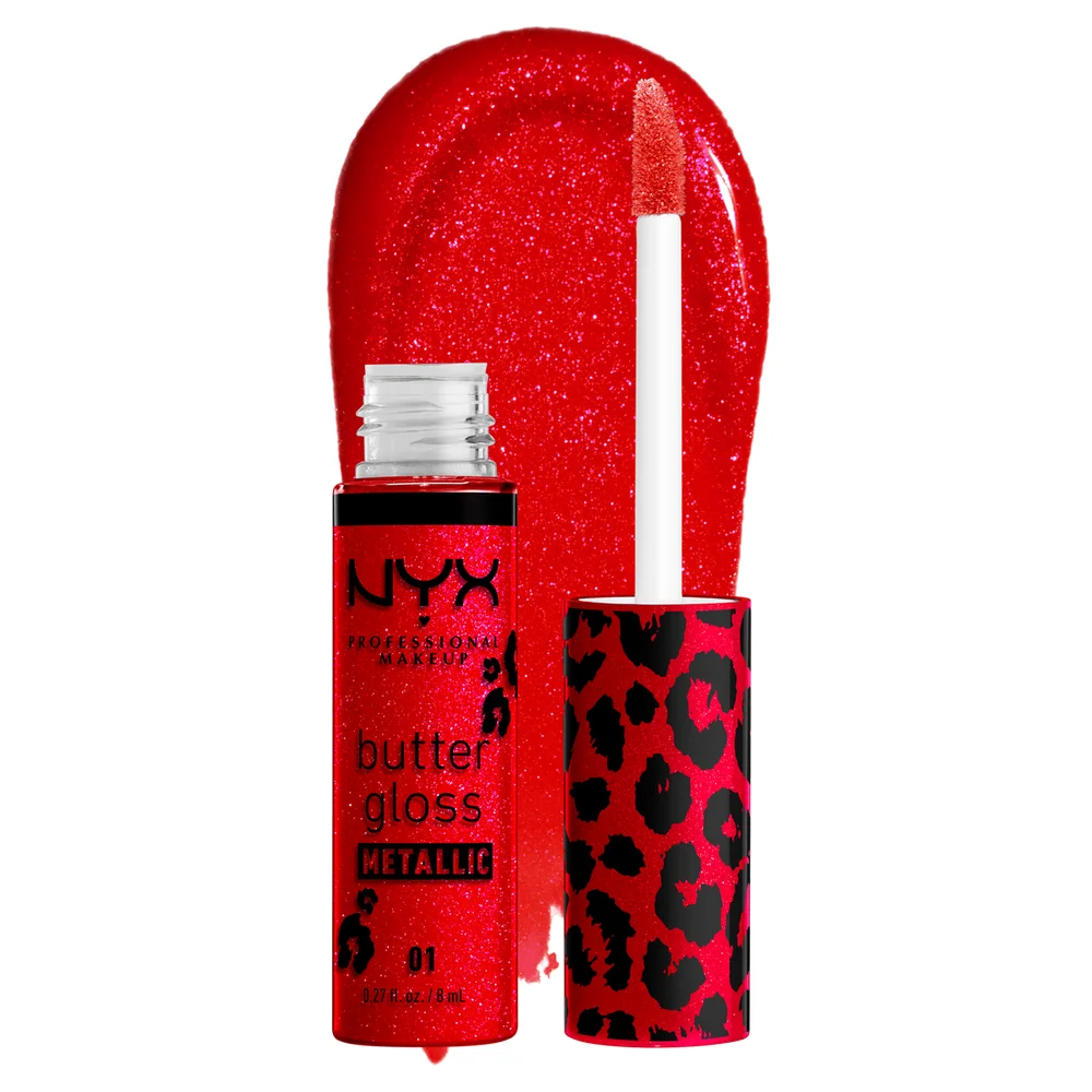 Party Animals Butter Gloss Bling Metallic in Blood Moon