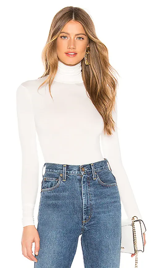 Zelda Mock Neck Bodysuit superdown