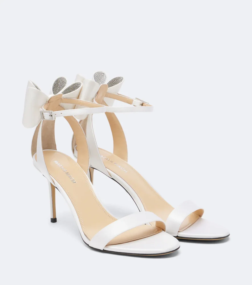 Le Cadeau embellished satin sandals