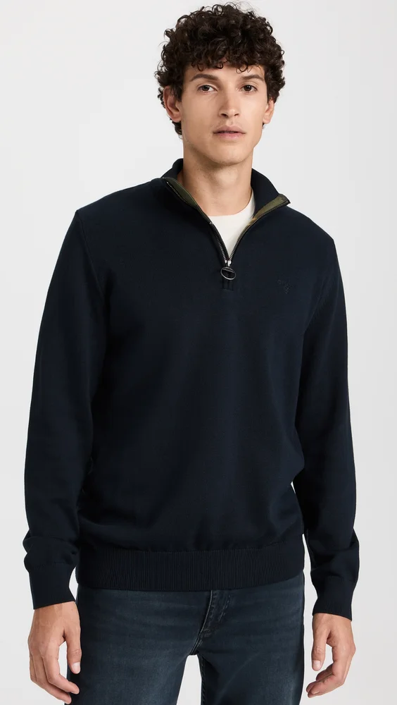 Cotton Half Zip Sweater