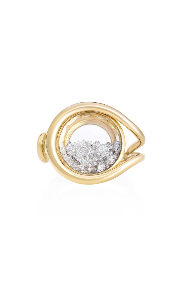 18k Yellow Gold Bote Open Ring