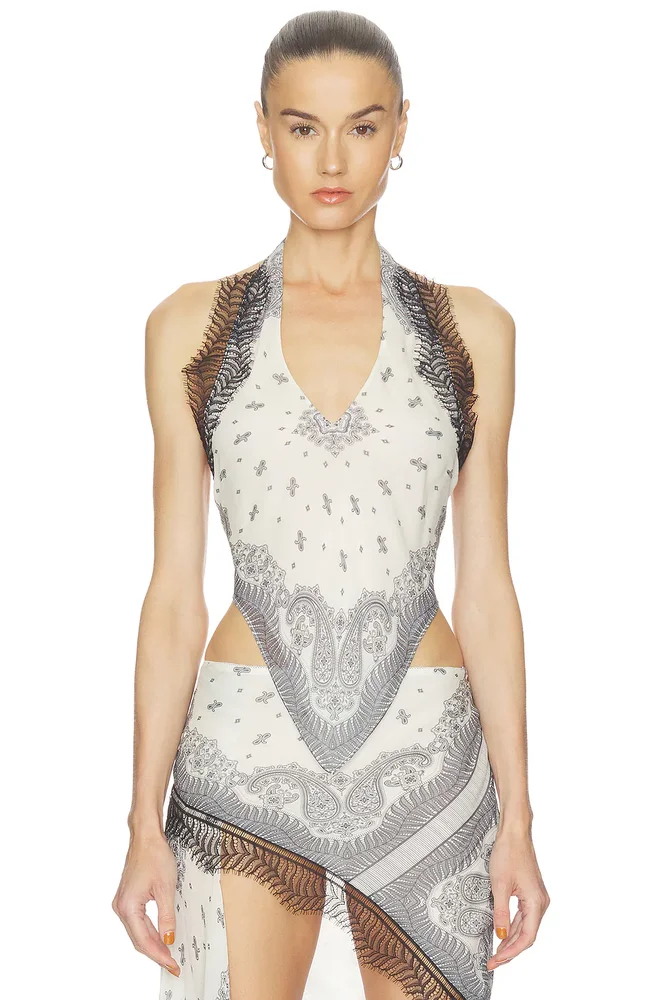Split Bandana Top