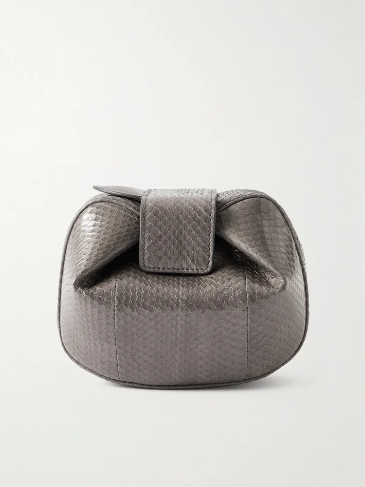 Soft Demi snakeskin clutch