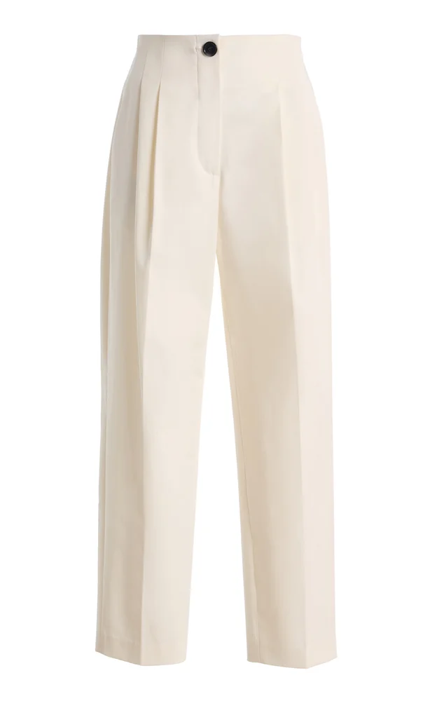 Bryce Cotton Wide-Leg Pants