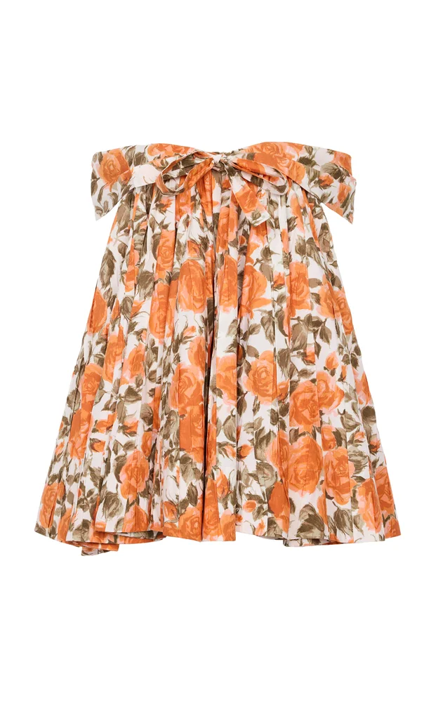 Cotton Babydoll Mini Dress