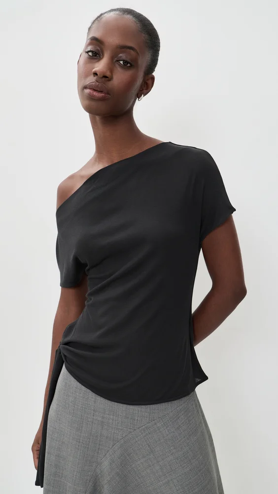 Fine Jersey Off Shoulder Top