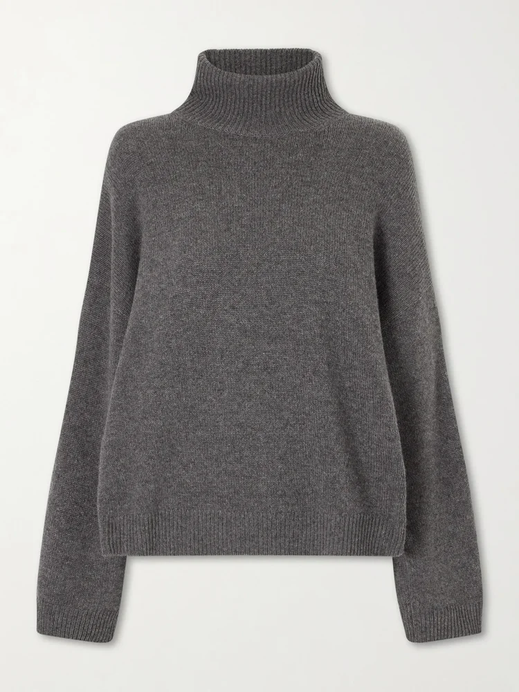 Cashmere turtleneck sweater