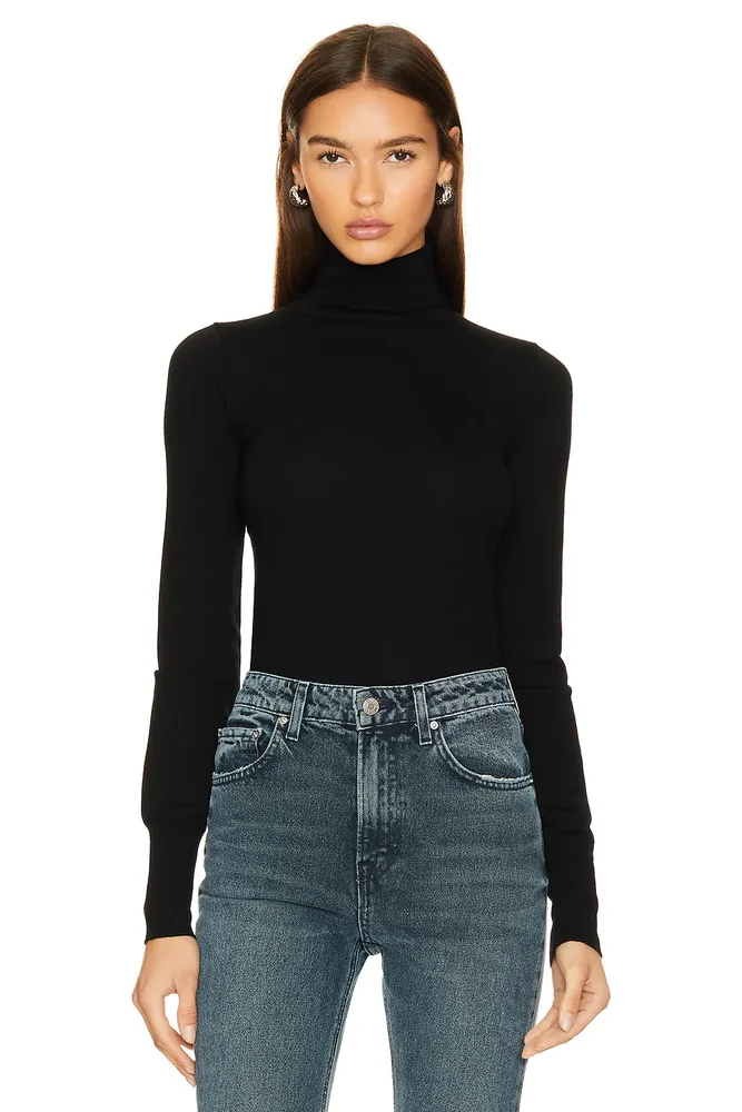Merino Wool Turtleneck Sweater