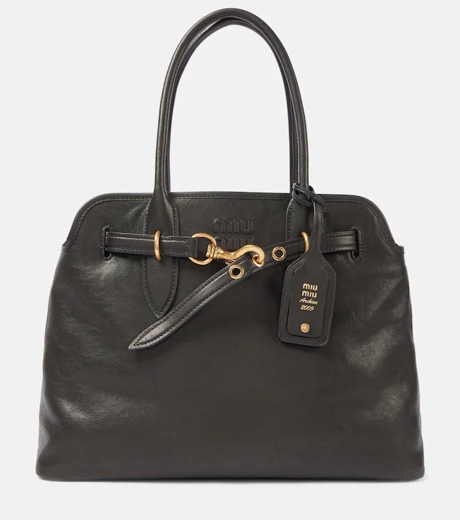 Aventure Medium leather tote bag