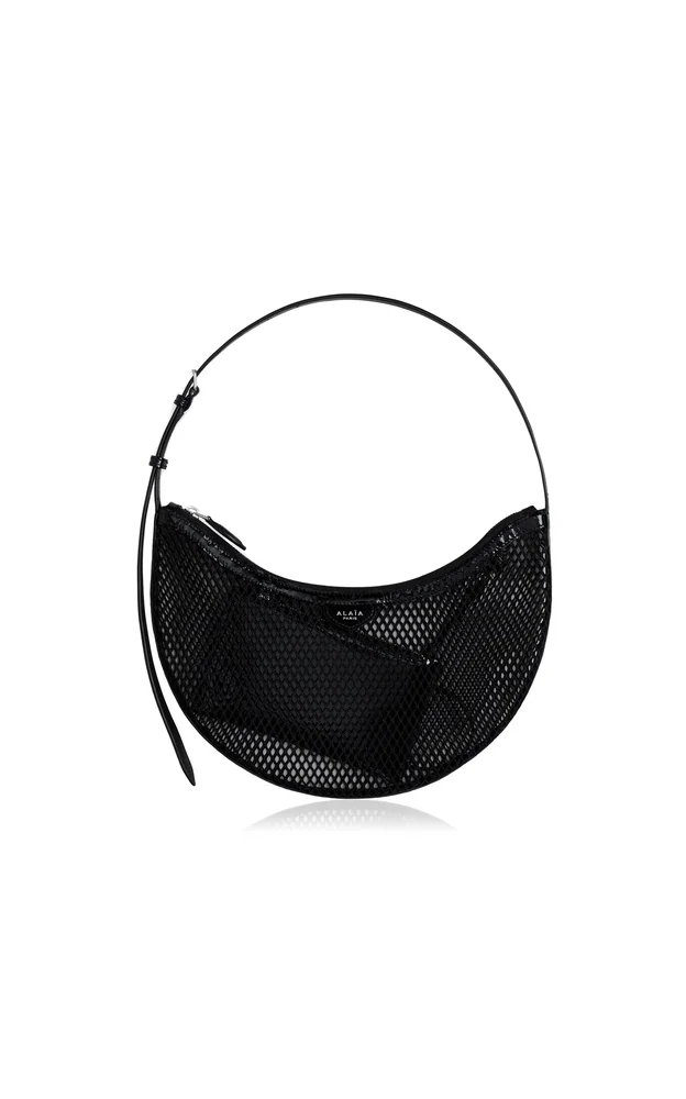 Demi Lune Mesh Shoulder Bag