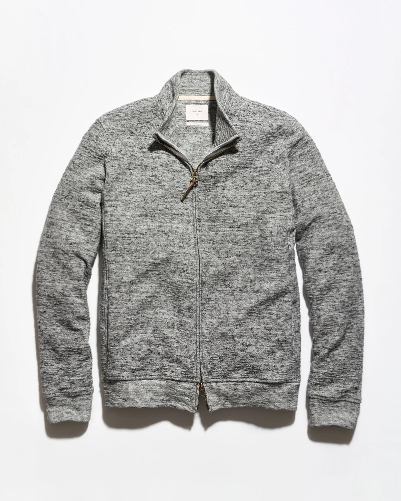 Billy Reid Numajiri Marled Slub Track Jacket