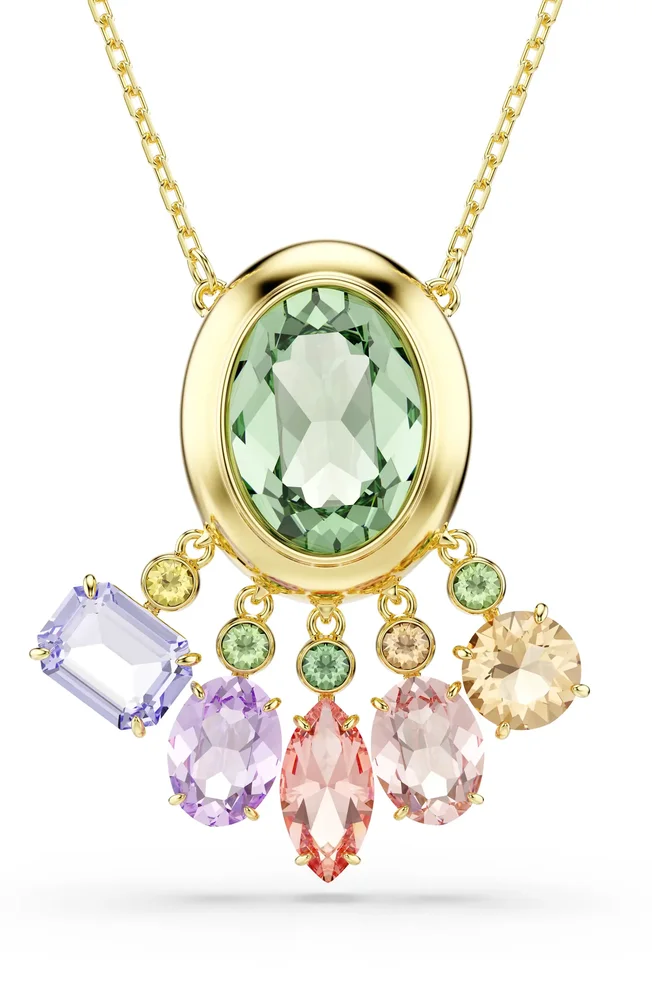 Gema Crystal Charm Pendant Necklace