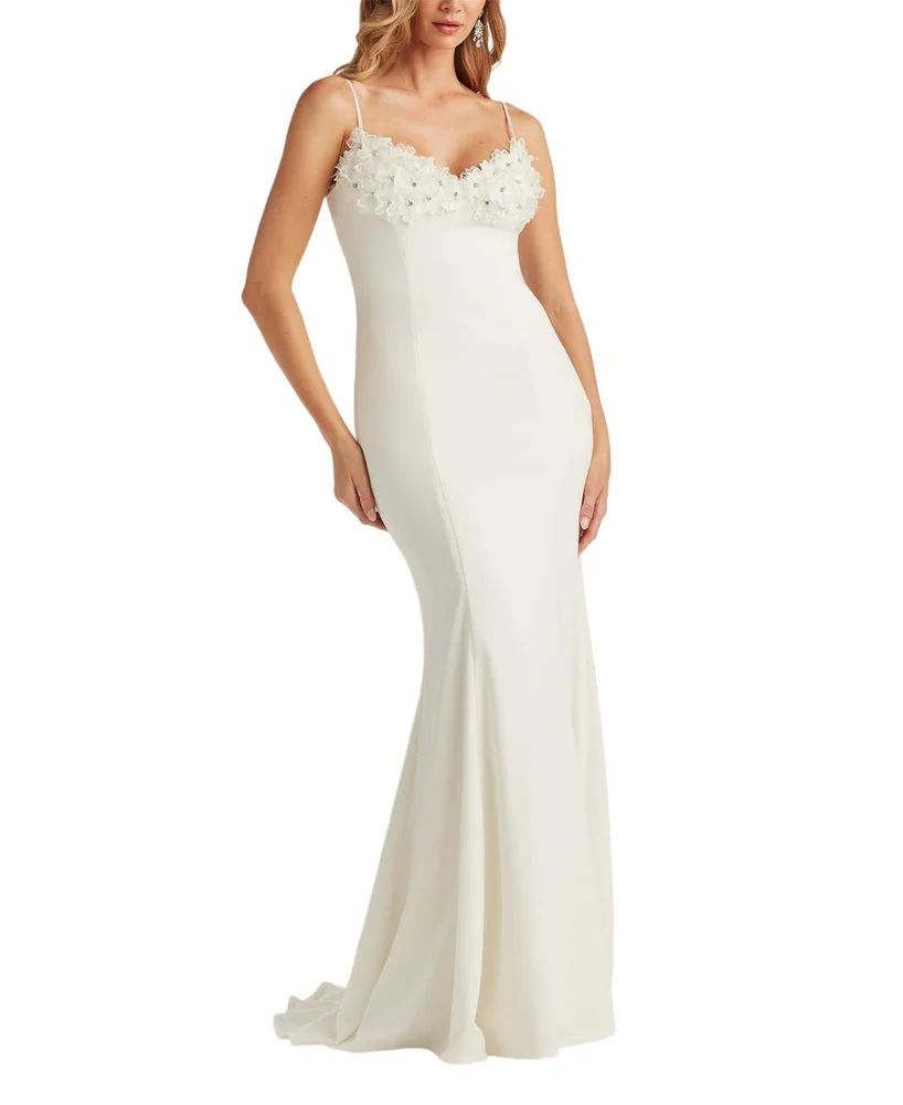 Couteau Flower Embellished Gown