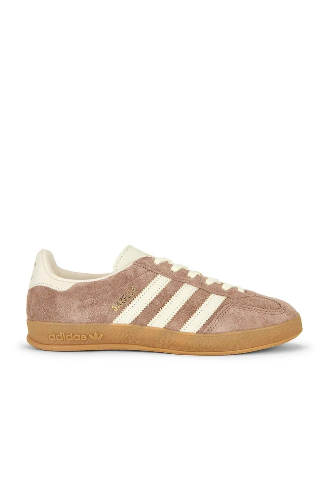 Gazelle Indoor Sneaker in Trace Brown/Warm Vanilla/Gum
