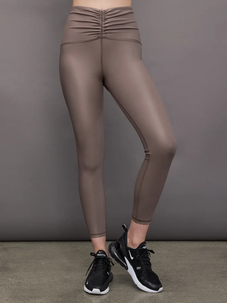 Palma Gloss Legging, Bronzed Pewter